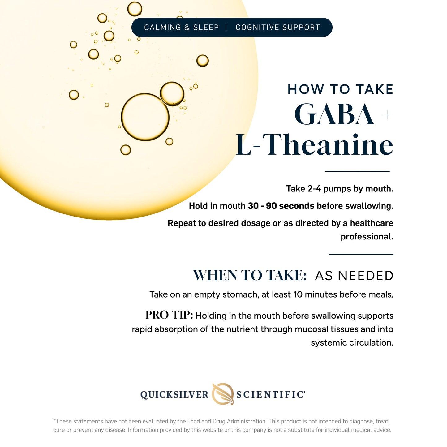 Liposomal GABA with L-Theanine