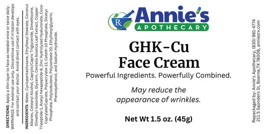 Annie's Copper (GHK-Cu) Face Cream